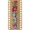 Wonderland Crafts Floral Numbered Embroidery Thread Organizer